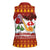 Swiss Santa Plays The Alphorn Christmas Women Sleeveless Polo Shirt The Matterhorn with Christmas Elements