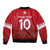 Custom Swiss Football Jersey for The Champions Bomber Jacket - Wonder Print Shop