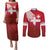 Custom Swiss Football Jersey for The Champions Couples Matching Puletasi and Long Sleeve Button Shirt - Wonder Print Shop