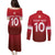 Custom Swiss Football Jersey for The Champions Couples Matching Puletasi and Long Sleeve Button Shirt - Wonder Print Shop