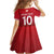 Custom Swiss Football Jersey for The Champions Family Matching Off Shoulder Short Dress and Hawaiian Shirt - Wonder Print Shop