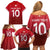 Custom Swiss Football Jersey for The Champions Family Matching Off Shoulder Short Dress and Hawaiian Shirt - Wonder Print Shop