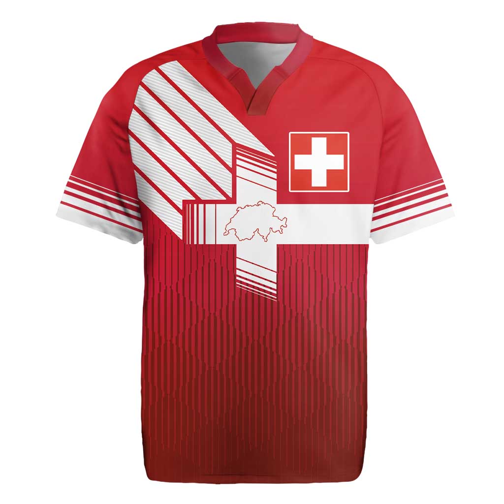 Custom Swiss Football Jersey for The Champions Rugby Jersey - Wonder Print Shop