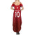 Custom Swiss Football Jersey for The Champions Summer Maxi Dress - Wonder Print Shop