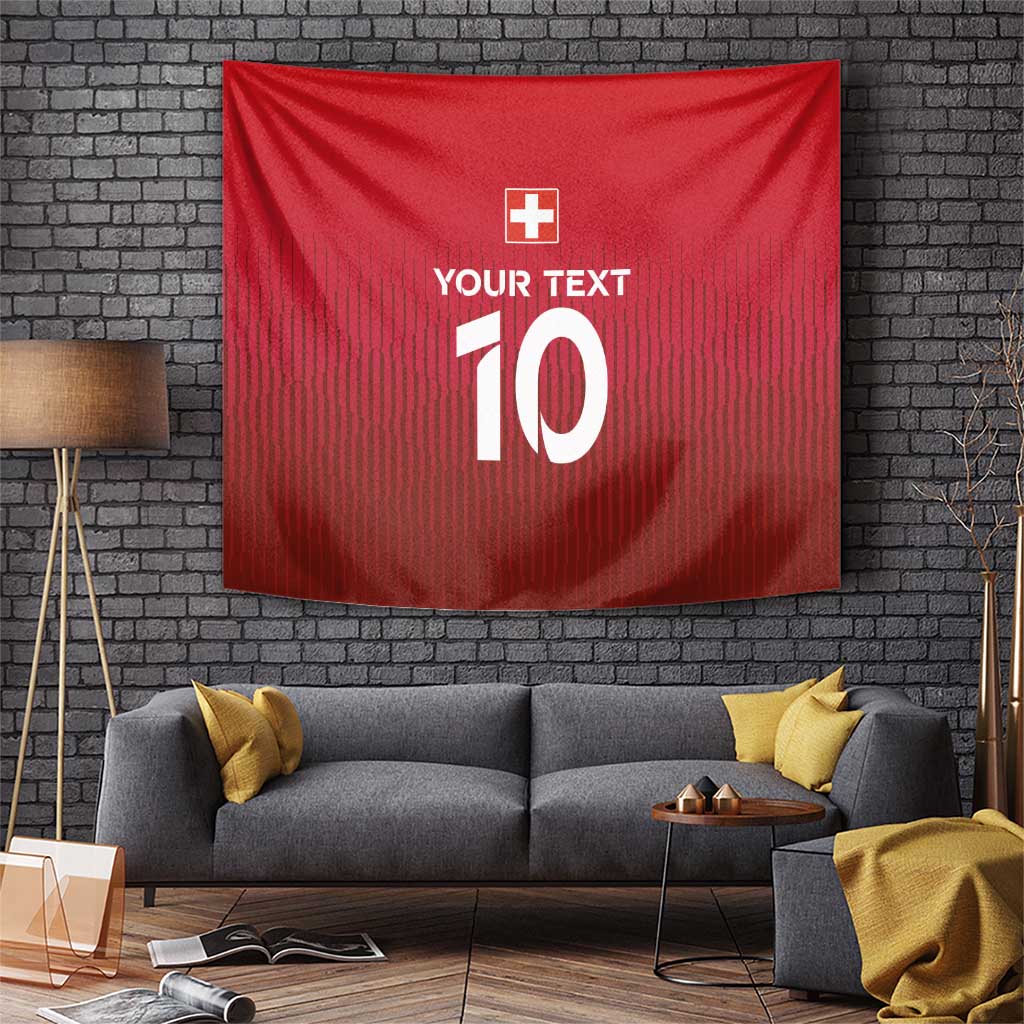 Custom Swiss Football Jersey for The Champions Tapestry