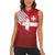 Custom Swiss Football Jersey for The Champions Women Sleeveless Polo Shirt - Wonder Print Shop