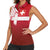 Custom Swiss Football Jersey for The Champions Women Sleeveless Polo Shirt - Wonder Print Shop