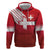 Custom Swiss Football Jersey for The Champions Zip Hoodie - Wonder Print Shop