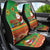 Mexico Car Seat Cover Feliz Navidad Aztec Geometric Pattern - Wonder Print Shop