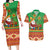 Mexico Couples Matching Long Sleeve Bodycon Dress and Hawaiian Shirt Feliz Navidad Aztec Geometric Pattern