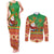 Mexico Couples Matching Tank Maxi Dress and Long Sleeve Button Shirt Feliz Navidad Aztec Geometric Pattern