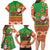 Mexico Family Matching Long Sleeve Bodycon Dress and Hawaiian Shirt Feliz Navidad Aztec Geometric Pattern