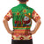 Mexico Family Matching Off Shoulder Short Dress and Hawaiian Shirt Feliz Navidad Aztec Geometric Pattern