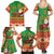 Mexico Family Matching Summer Maxi Dress and Hawaiian Shirt Feliz Navidad Aztec Geometric Pattern