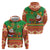 Mexico Hoodie Feliz Navidad Aztec Geometric Pattern