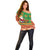 Mexico Off Shoulder Sweater Feliz Navidad Aztec Geometric Pattern - Wonder Print Shop