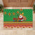 Mexico Rubber Doormat Feliz Navidad Aztec Geometric Pattern