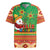 Mexico Rugby Jersey Feliz Navidad Aztec Geometric Pattern