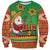 Mexico Sweatshirt Feliz Navidad Aztec Geometric Pattern