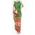 Mexico Tank Maxi Dress Feliz Navidad Aztec Geometric Pattern