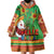 Mexico Wearable Blanket Hoodie Feliz Navidad Aztec Geometric Pattern