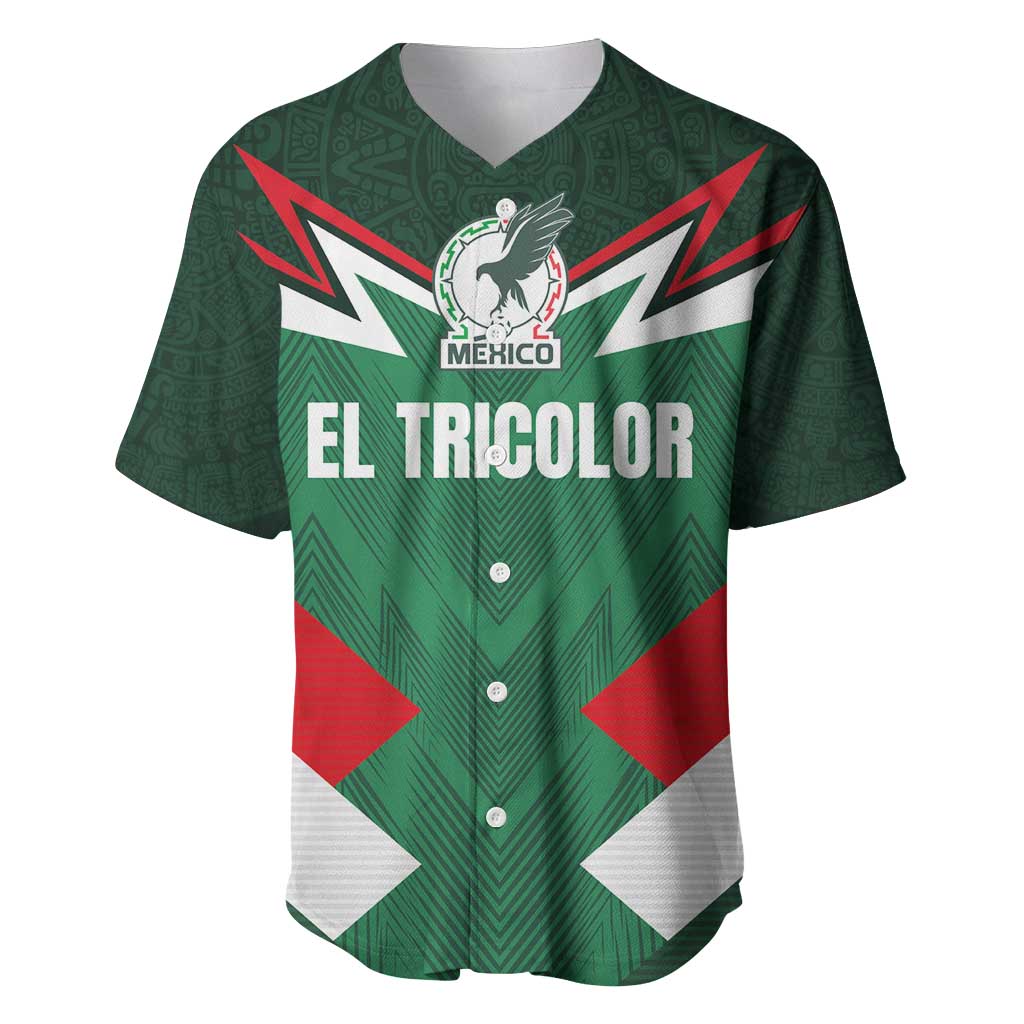 Custom Mexico Football Baseball Jersey El Tricolor 2024 - Wonder Print Shop