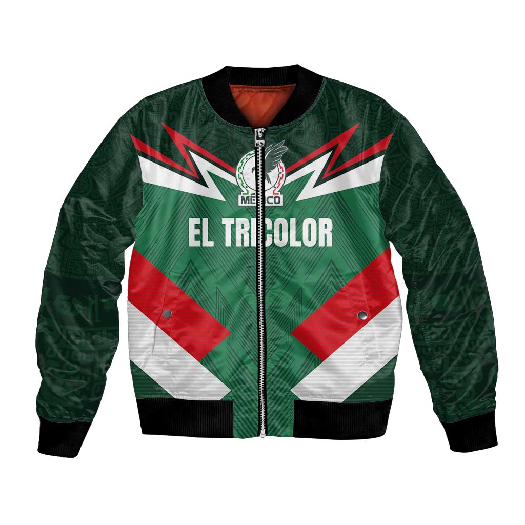 Custom Mexico Football Bomber Jacket El Tricolor 2024 - Wonder Print Shop