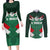 Custom Mexico Football Couples Matching Long Sleeve Bodycon Dress and Long Sleeve Button Shirt El Tricolor 2024