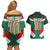 Custom Mexico Football Couples Matching Off Shoulder Short Dress and Hawaiian Shirt El Tricolor 2024