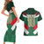 Custom Mexico Football Couples Matching Short Sleeve Bodycon Dress and Hawaiian Shirt El Tricolor 2024