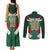 Custom Mexico Football Couples Matching Tank Maxi Dress and Long Sleeve Button Shirt El Tricolor 2024