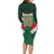 Custom Mexico Football Family Matching Long Sleeve Bodycon Dress and Hawaiian Shirt El Tricolor 2024 - Wonder Print Shop