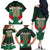 Custom Mexico Football Family Matching Off The Shoulder Long Sleeve Dress and Hawaiian Shirt El Tricolor 2024