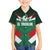 Custom Mexico Football Family Matching Off The Shoulder Long Sleeve Dress and Hawaiian Shirt El Tricolor 2024