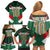 Custom Mexico Football Family Matching Off Shoulder Short Dress and Hawaiian Shirt El Tricolor 2024