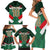 Custom Mexico Football Family Matching Short Sleeve Bodycon Dress and Hawaiian Shirt El Tricolor 2024