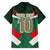 Custom Mexico Football Family Matching Short Sleeve Bodycon Dress and Hawaiian Shirt El Tricolor 2024