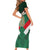 Custom Mexico Football Family Matching Short Sleeve Bodycon Dress and Hawaiian Shirt El Tricolor 2024