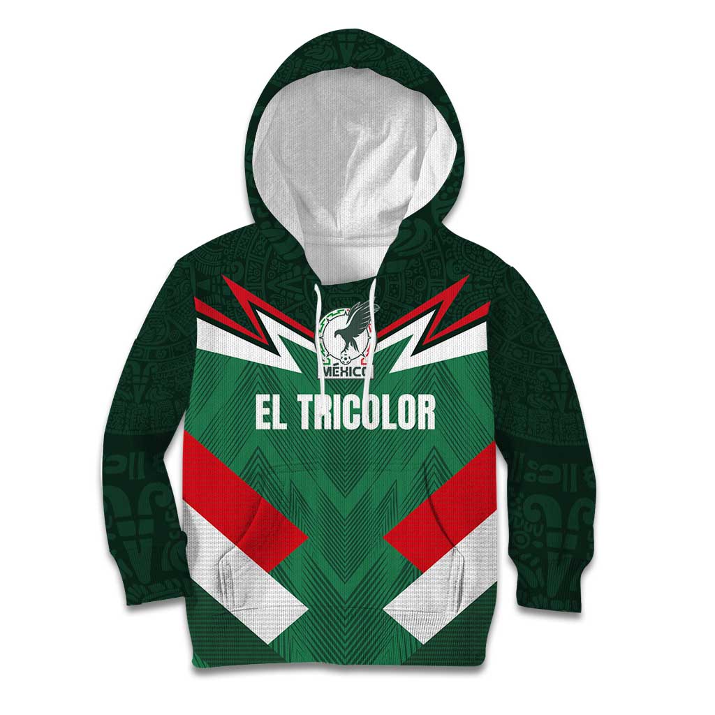 Custom Mexico Football Kid Hoodie El Tricolor 2024