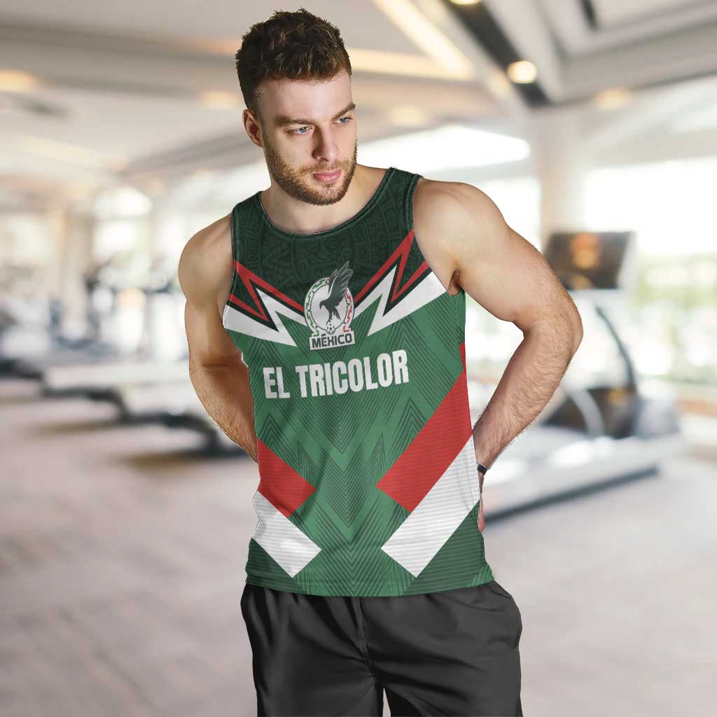 Custom Mexico Football Men Tank Top El Tricolor 2024 - Wonder Print Shop