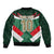 Custom Mexico Football Sleeve Zip Bomber Jacket El Tricolor 2024