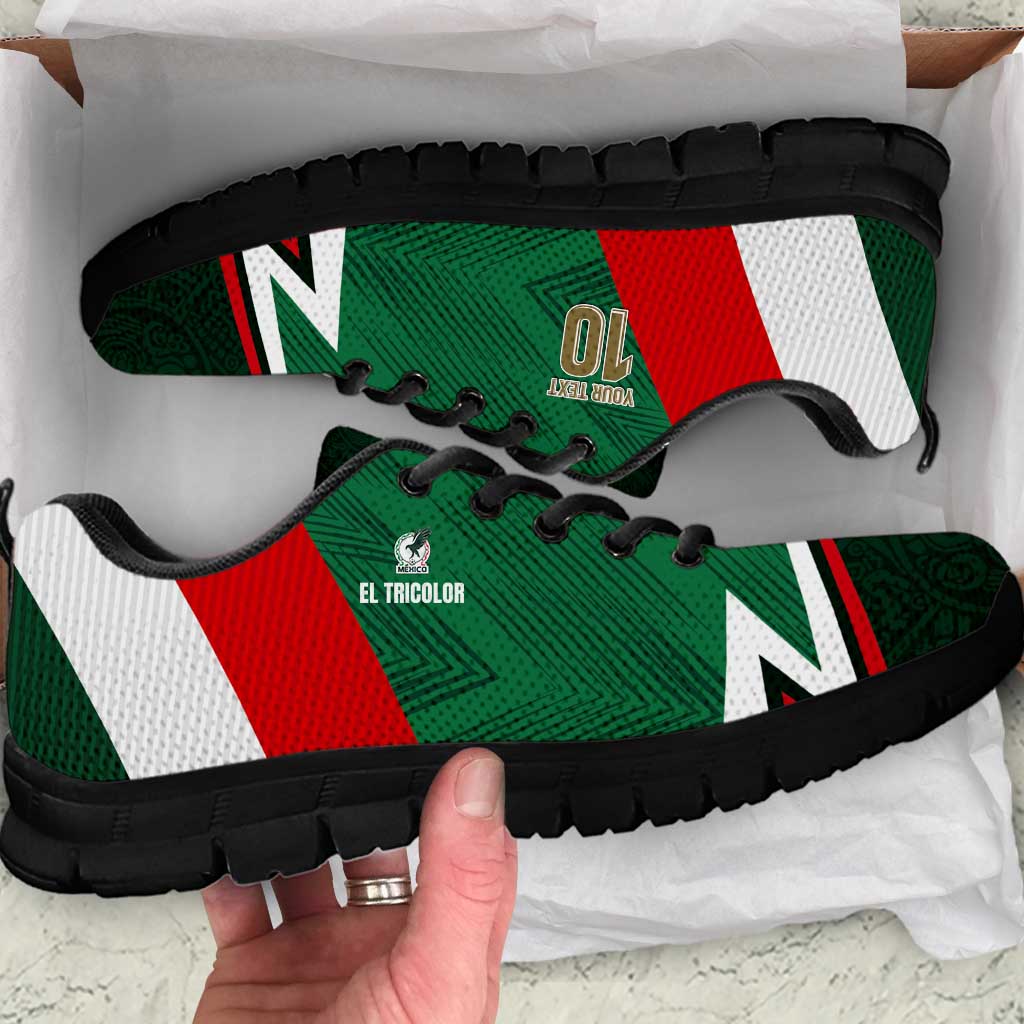 Custom Mexico Football Sneakers El Tricolor 2024 - Wonder Print Shop