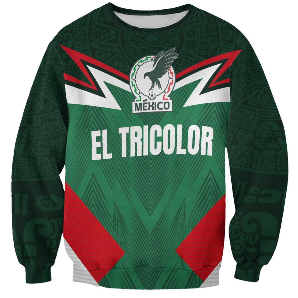 Custom Mexico Football Sweatshirt El Tricolor 2024