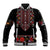 Traditional Romanian Costume - Costum Popular Baseball Jacket Traditional Romanian Motif and Folk Floral Embroidery Style