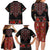 Traditional Romanian Costume - Costum Popular Family Matching Long Sleeve Bodycon Dress and Hawaiian Shirt Traditional Romanian Motif and Folk Floral Embroidery Style - Wonder Print Shop