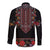 Traditional Romanian Costume - Costum Popular Long Sleeve Button Shirt Traditional Romanian Motif and Folk Floral Embroidery Style