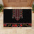 Traditional Romanian Costume - Costum Popular Rubber Doormat Traditional Romanian Motif and Folk Floral Embroidery Style - Wonder Print Shop