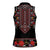 Traditional Romanian Costume - Costum Popular Women Sleeveless Polo Shirt Traditional Romanian Motif and Folk Floral Embroidery Style - Wonder Print Shop