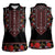 Traditional Romanian Costume - Costum Popular Women Sleeveless Polo Shirt Traditional Romanian Motif and Folk Floral Embroidery Style - Wonder Print Shop