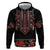 Traditional Romanian Costume - Costum Popular Zip Hoodie Traditional Romanian Motif and Folk Floral Embroidery Style - Wonder Print Shop